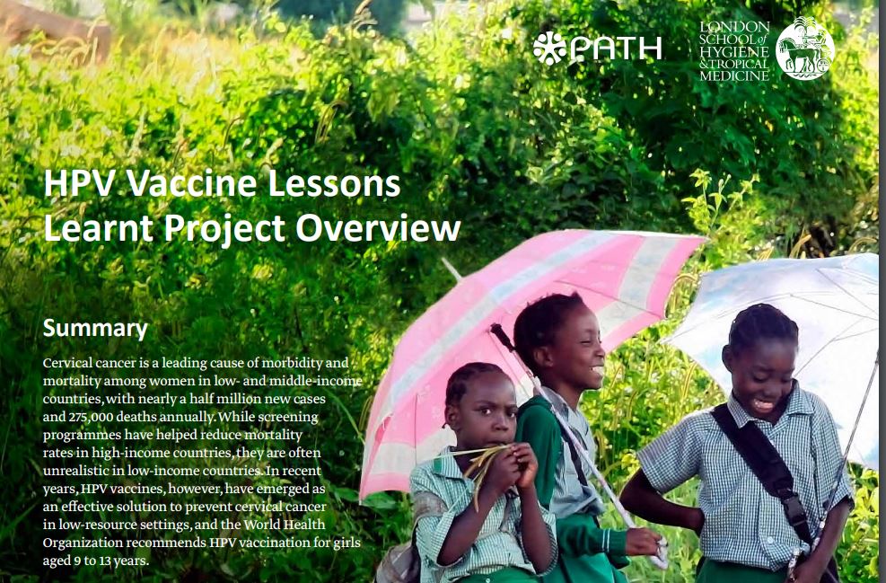 HPV Vaccine lessons learnt
